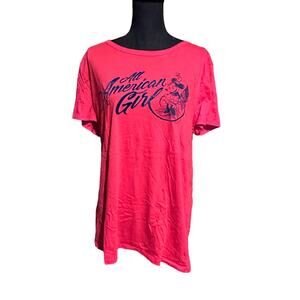 Disney Parks All American Girl Minnie Mouse T-Shirt Women's Plus XXL